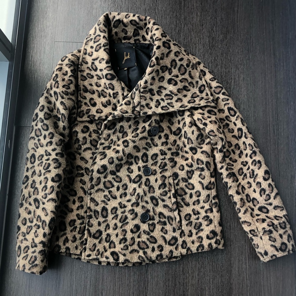 Jack by BB Dakota Cheetah Print Jacket